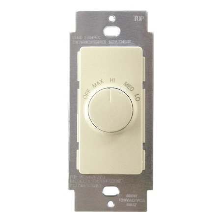 Leviton Mfg. Co. Decor Rotry Fan Cntrl Iv R23-RTF01-10I